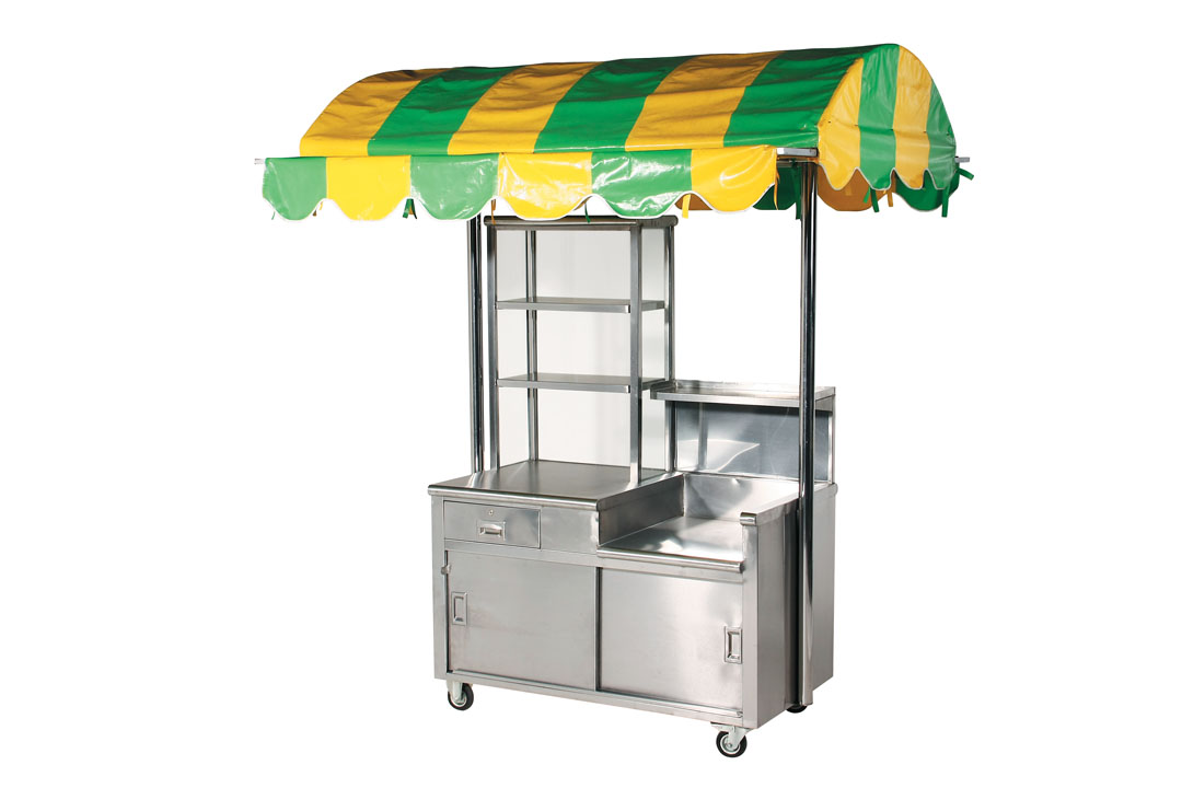 Burger Stall With Canopy