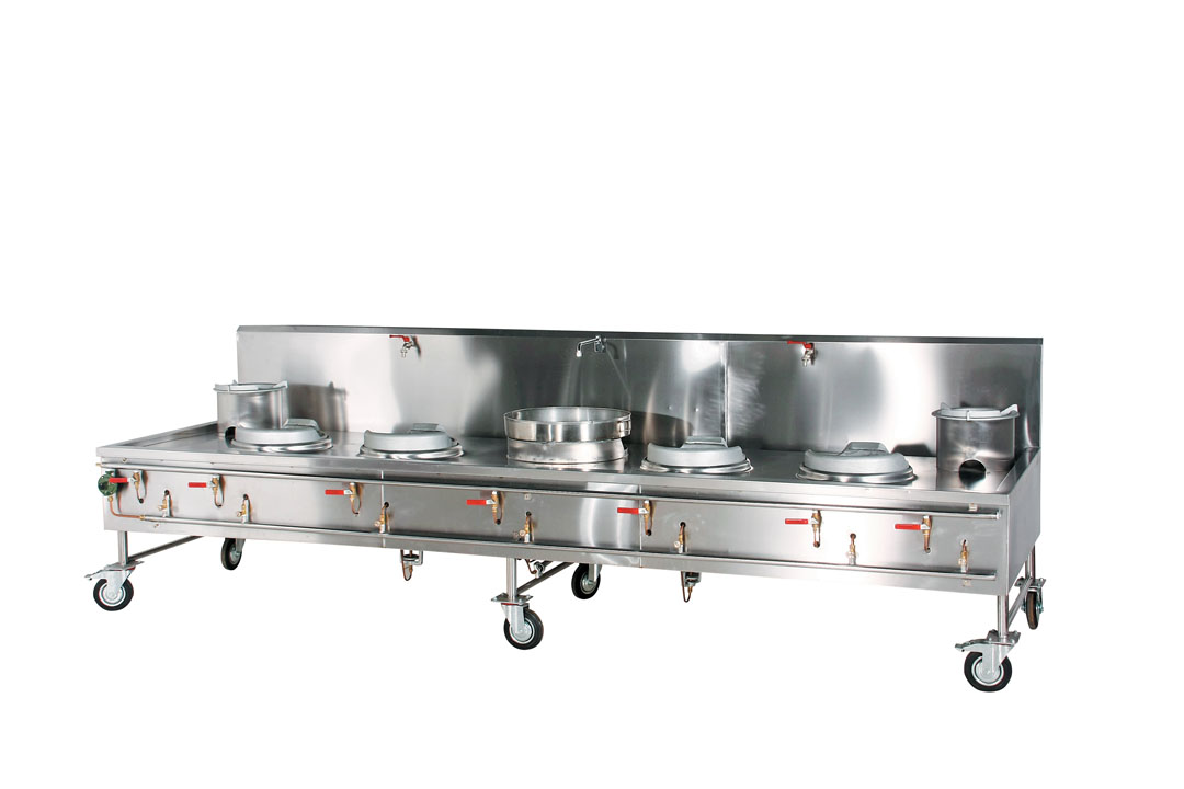 4 RING KWALI RANGE WITH SOUP BOILER 2 EXTRA BURNERS
